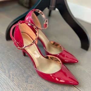 Christian Siriano Red Patent Leather Stilettos Sz. 8